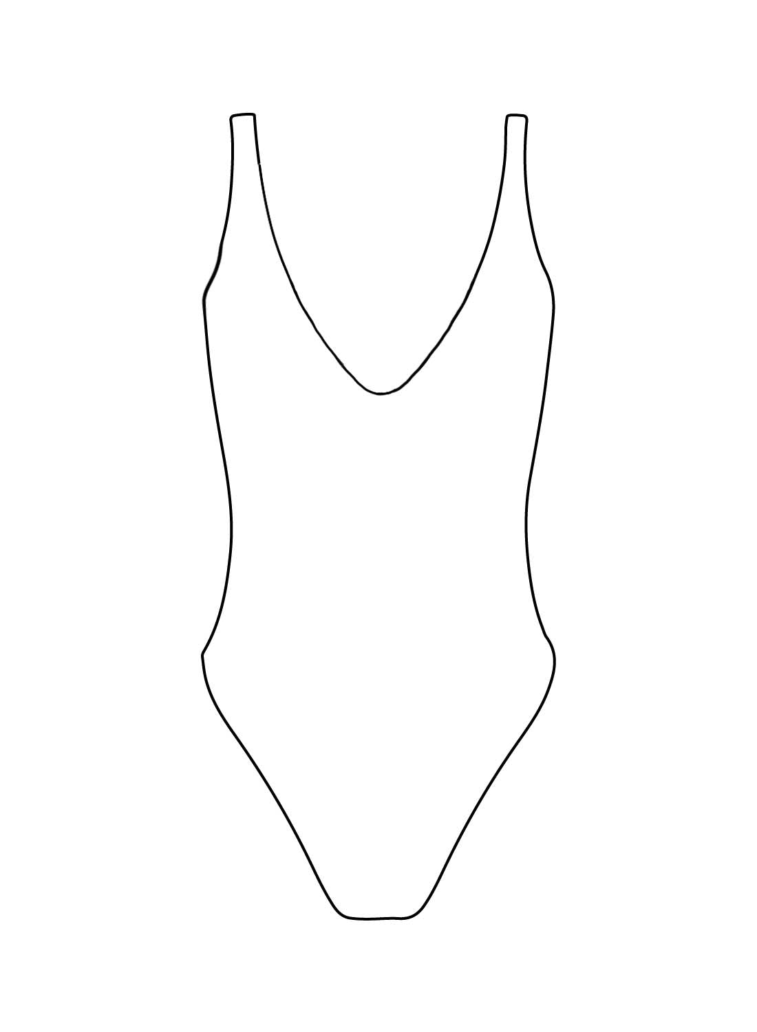 Custom Low Neck Bodysuit