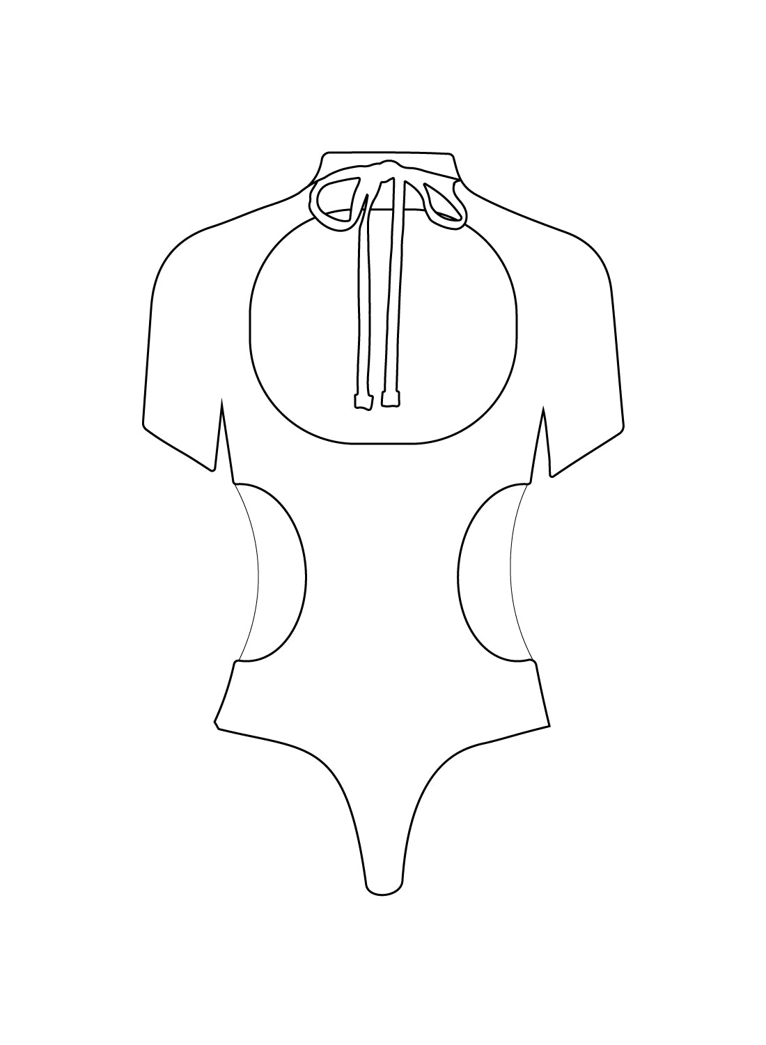 Custom Cut Out Bodysuit
