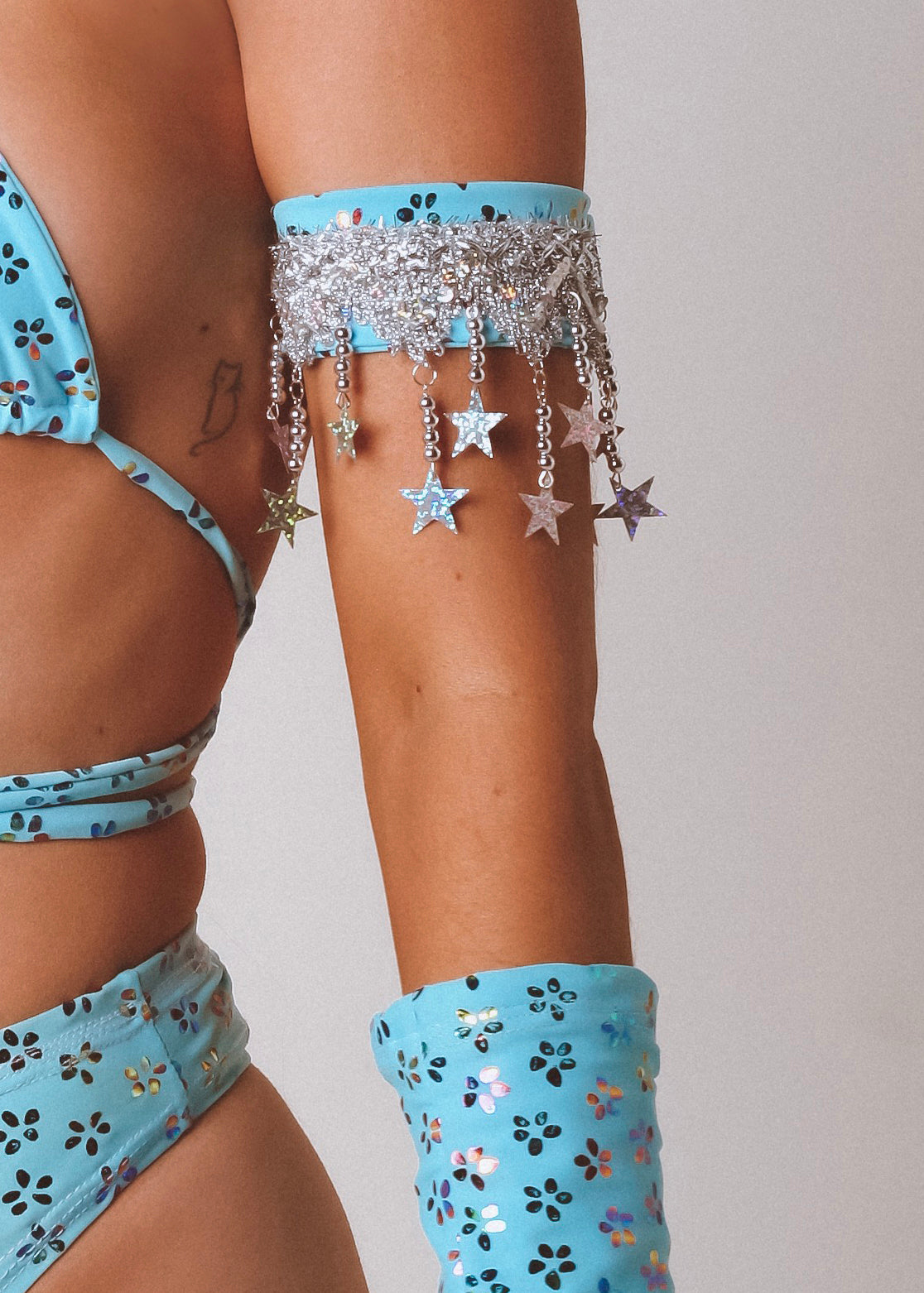 Baby Blue Gypsy Star Arm Cuffs