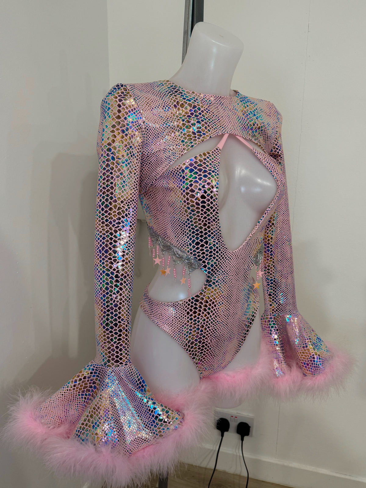 Floofy Shrug - (moonstone/pink opal/white diamond) choose your fabric