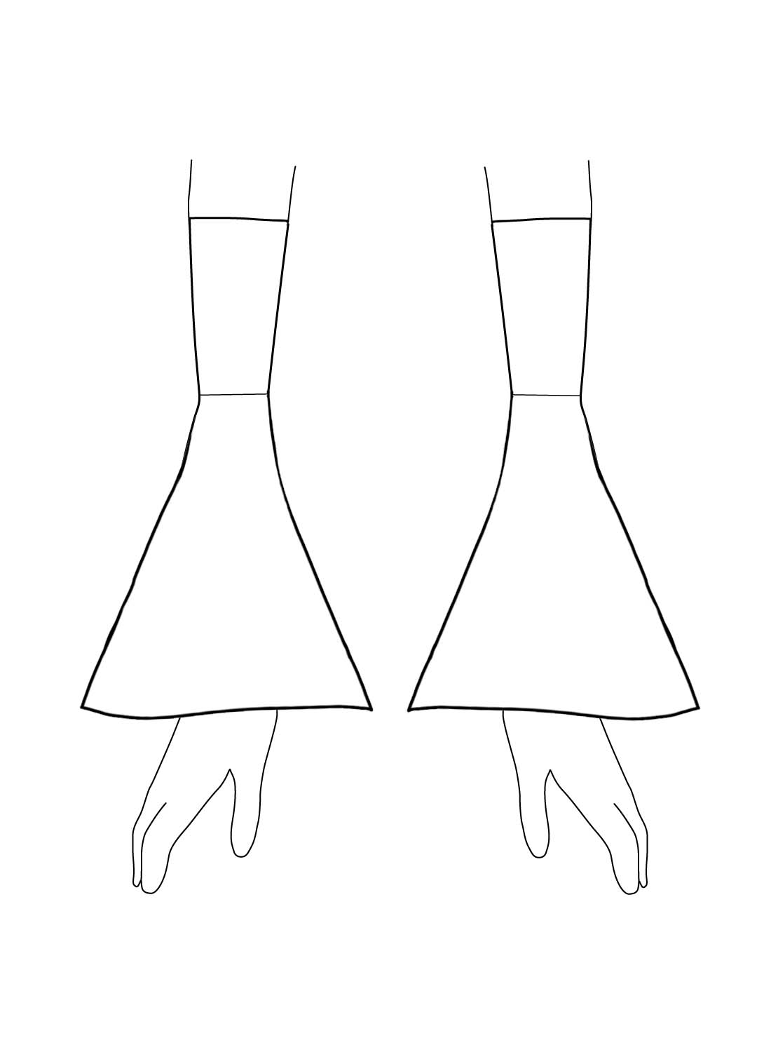 Custom Flared Sleeves