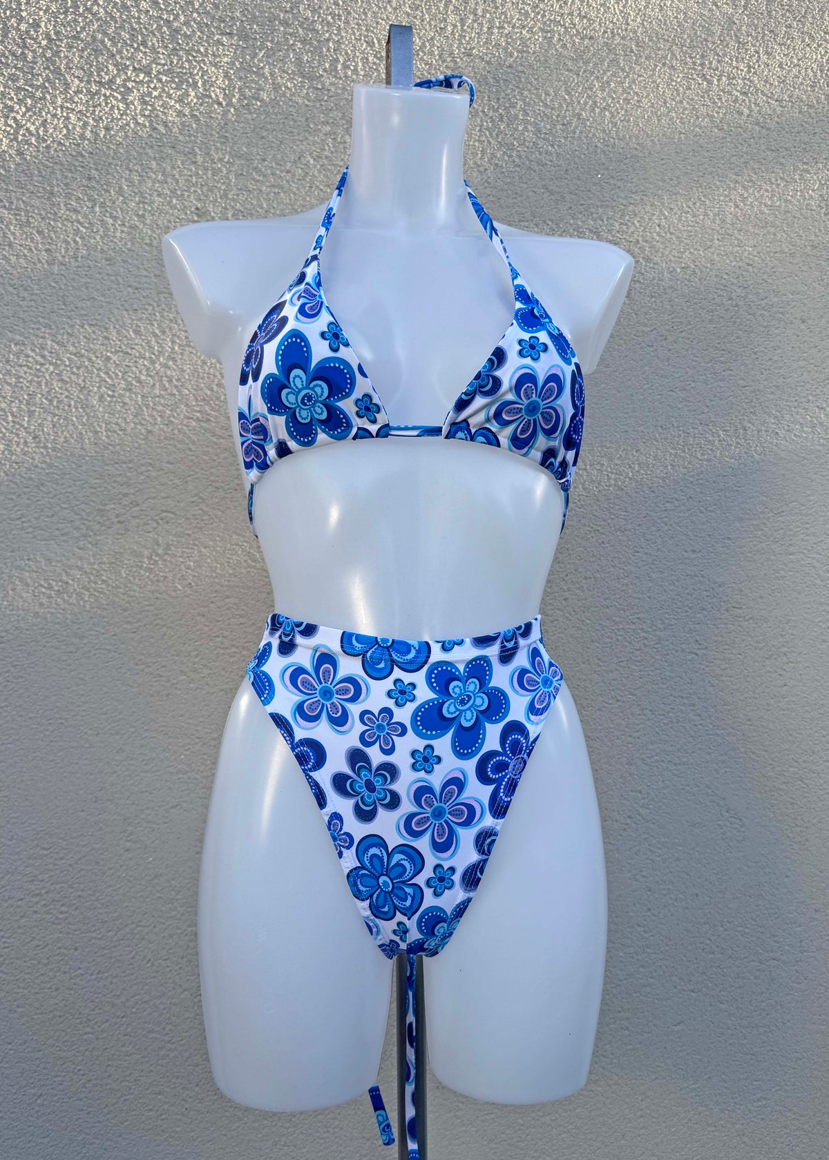 Blue Daisy Flower Festival Swim Set