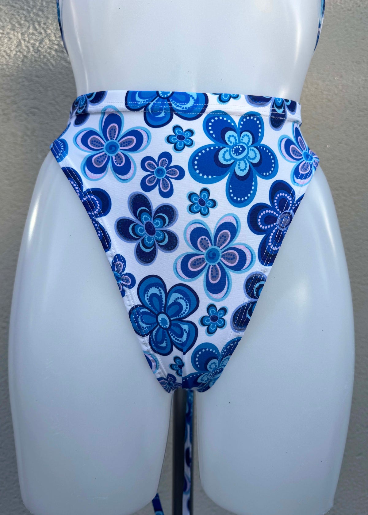Blue Daisy Flower Festival Swim Set