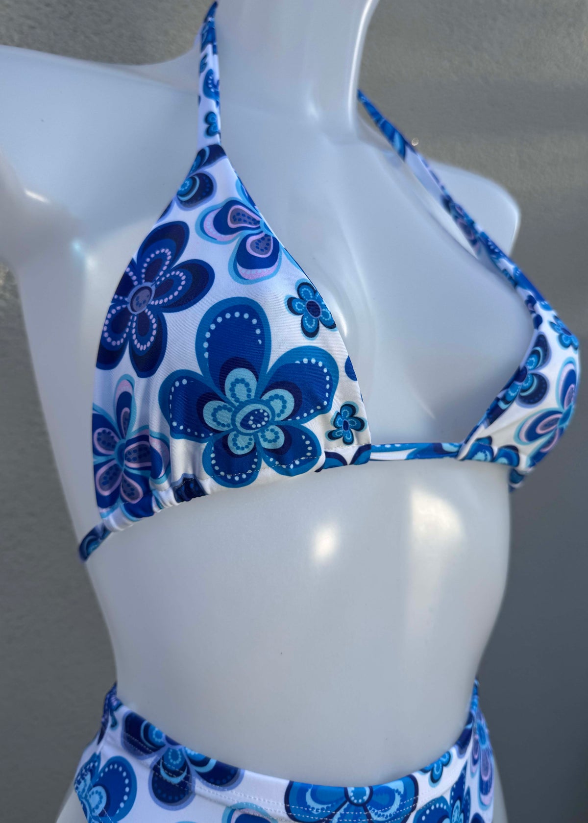 Blue Daisy Flower Festival Swim Set