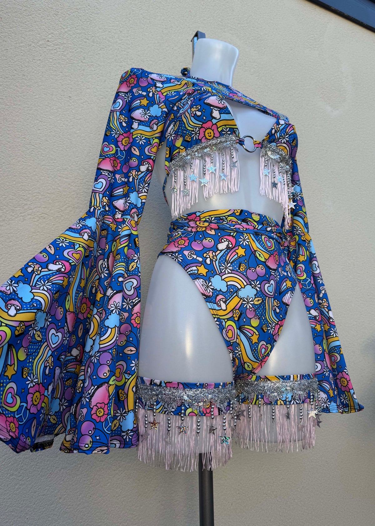 Magic Mushy Fringed Festival Outfit with Accessories