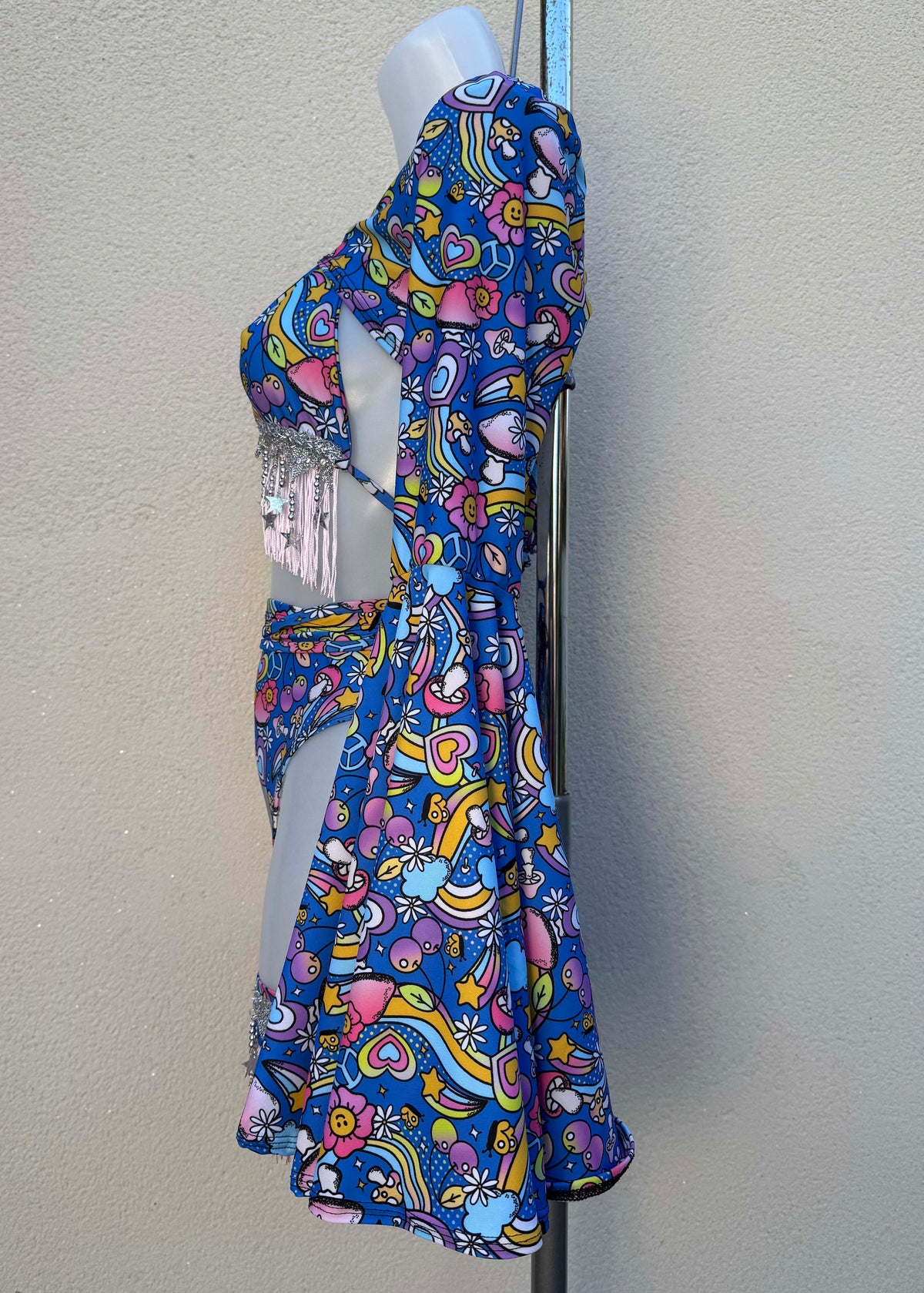 Magic Mushy Fringed Festival Outfit with Accessories