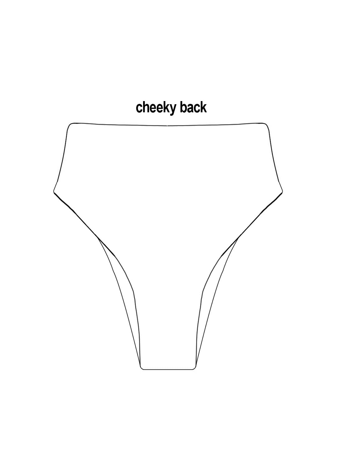 Custom Cheeky High Waisted Bottoms