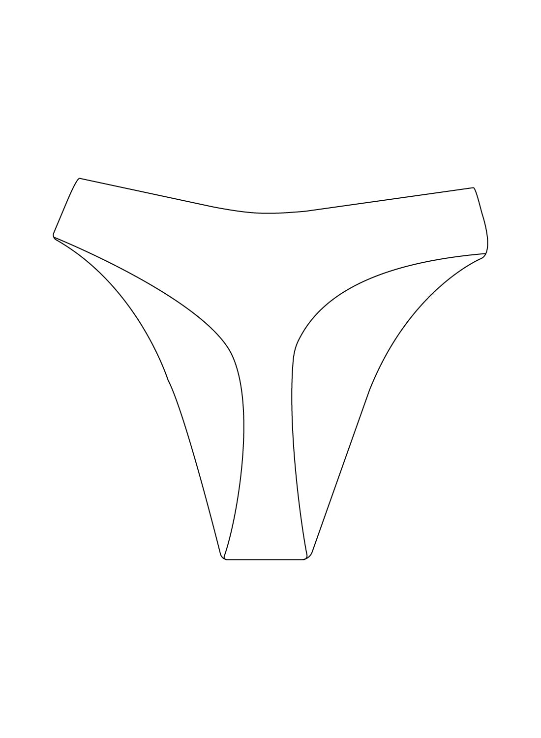 Custom Regular Rise Thong Bottoms