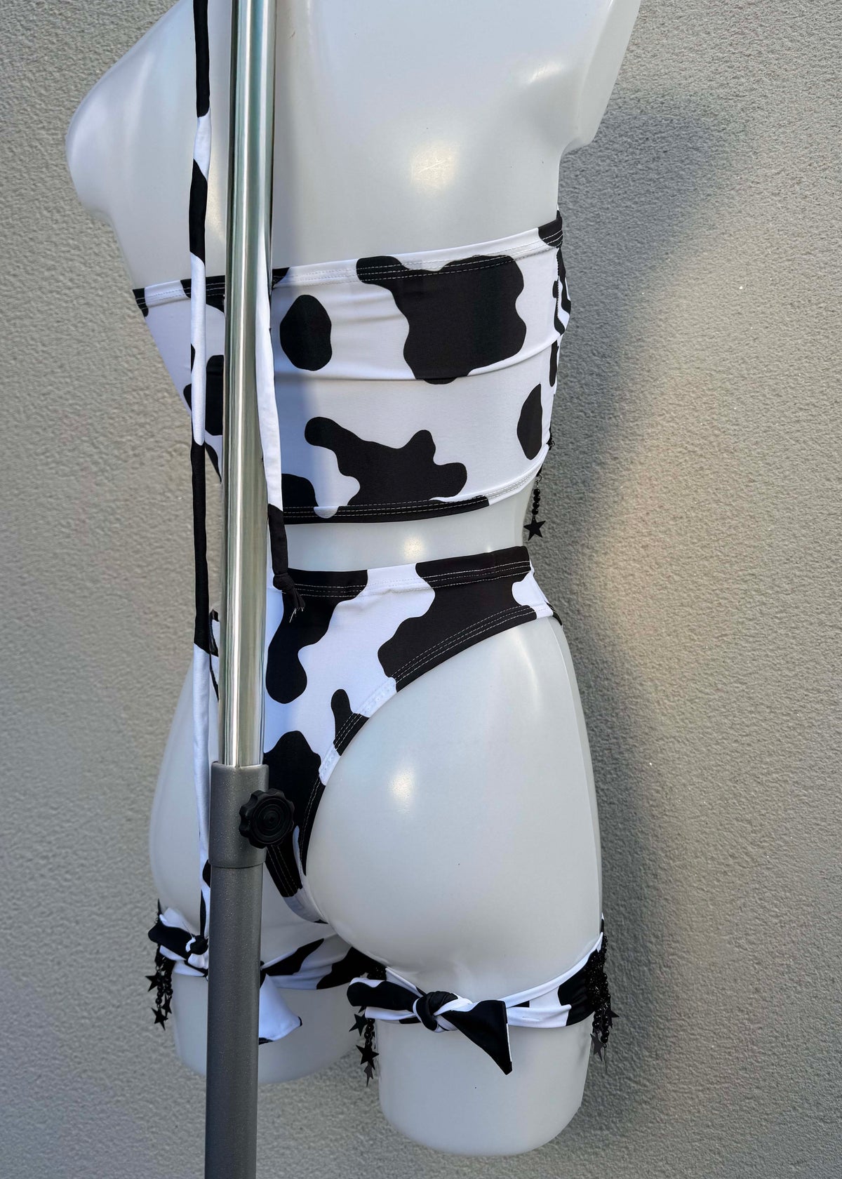 Cow Print Festival Outfit with Star Accessories