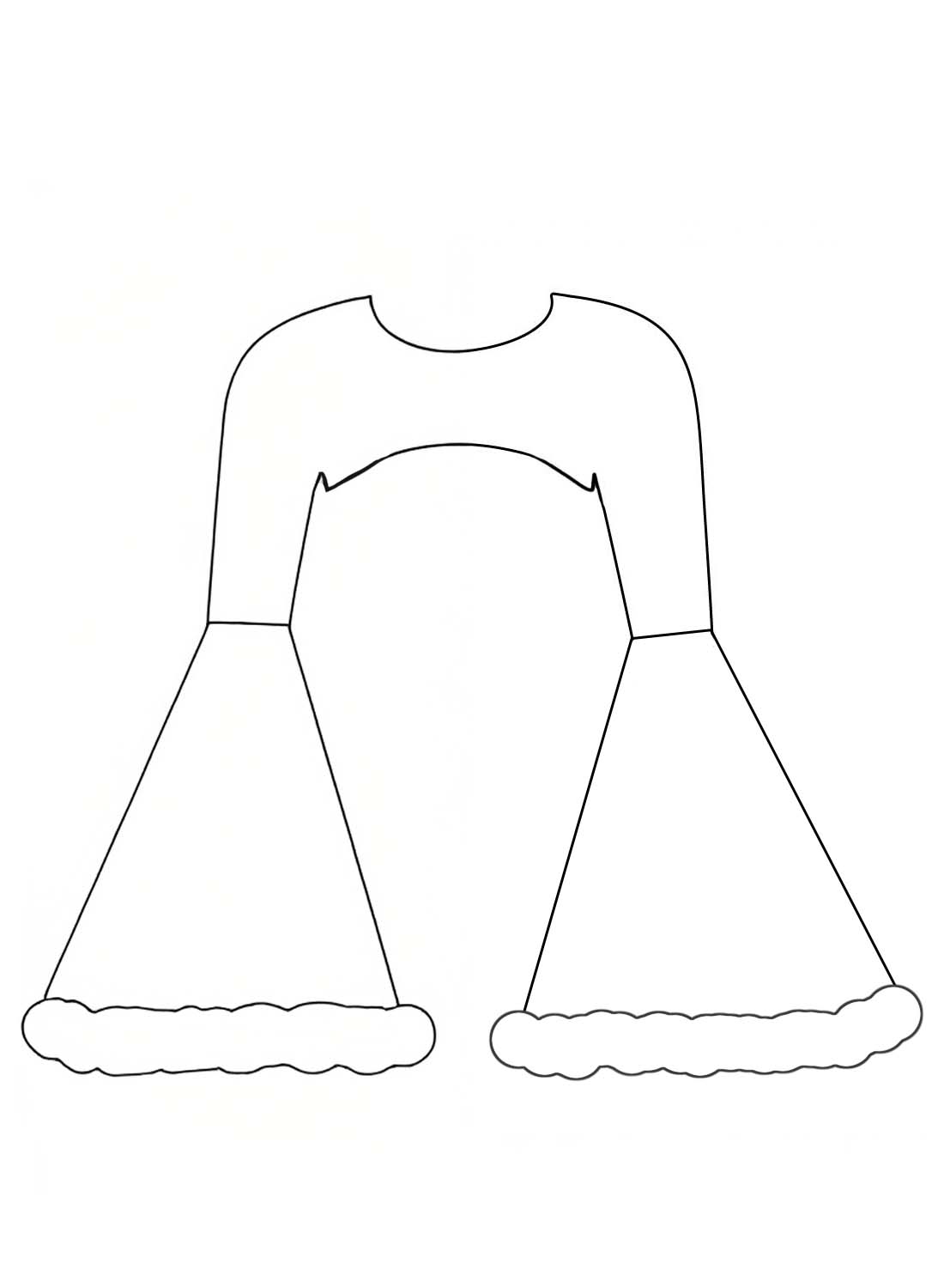 Custom Circle Sleeve Shrug with Floof Sleeves