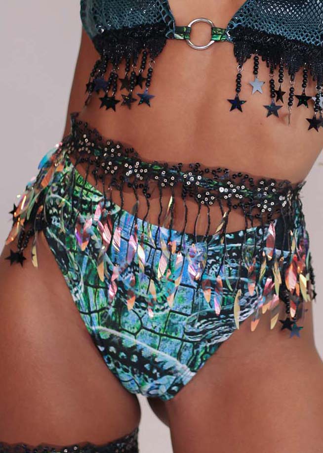 Venom Iridescent Waist Tie