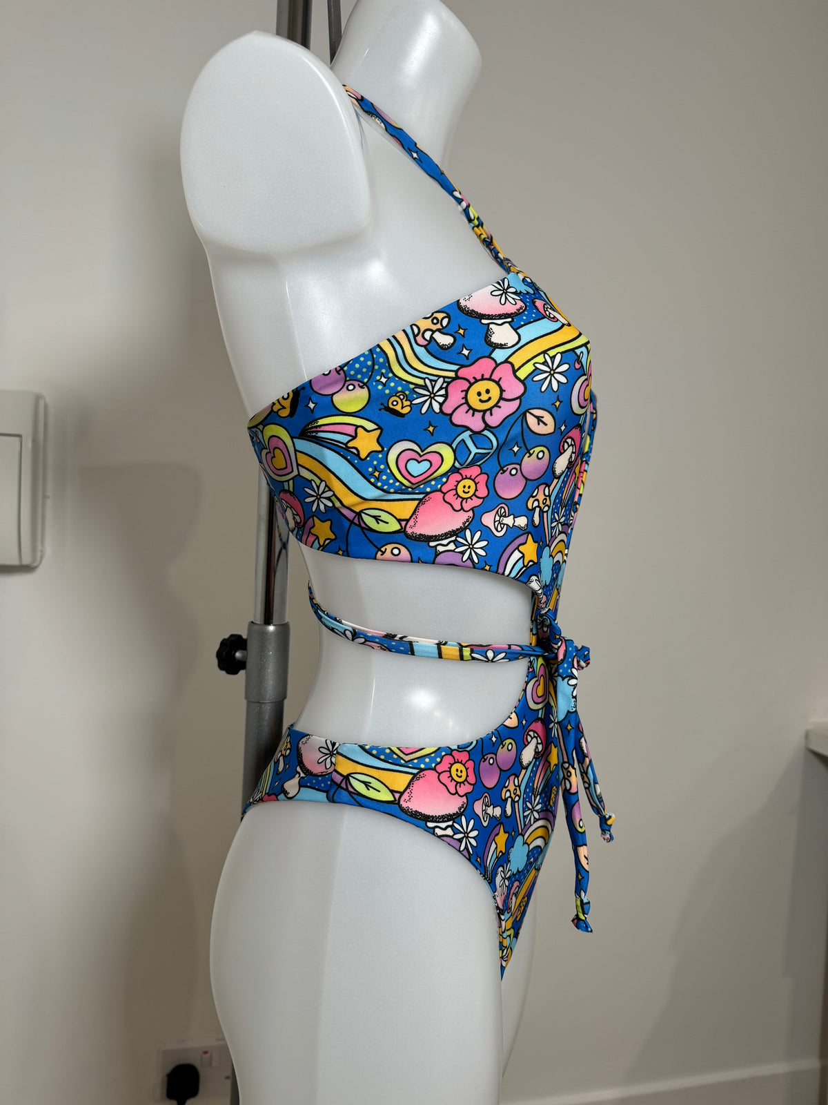 Beyond Wonderland Mushy Halter Bodysuit