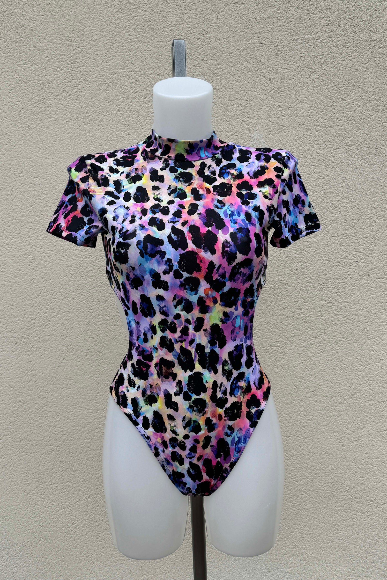 Wildcat Cut Out Tie Neck Bodysuit READY TO SHIP