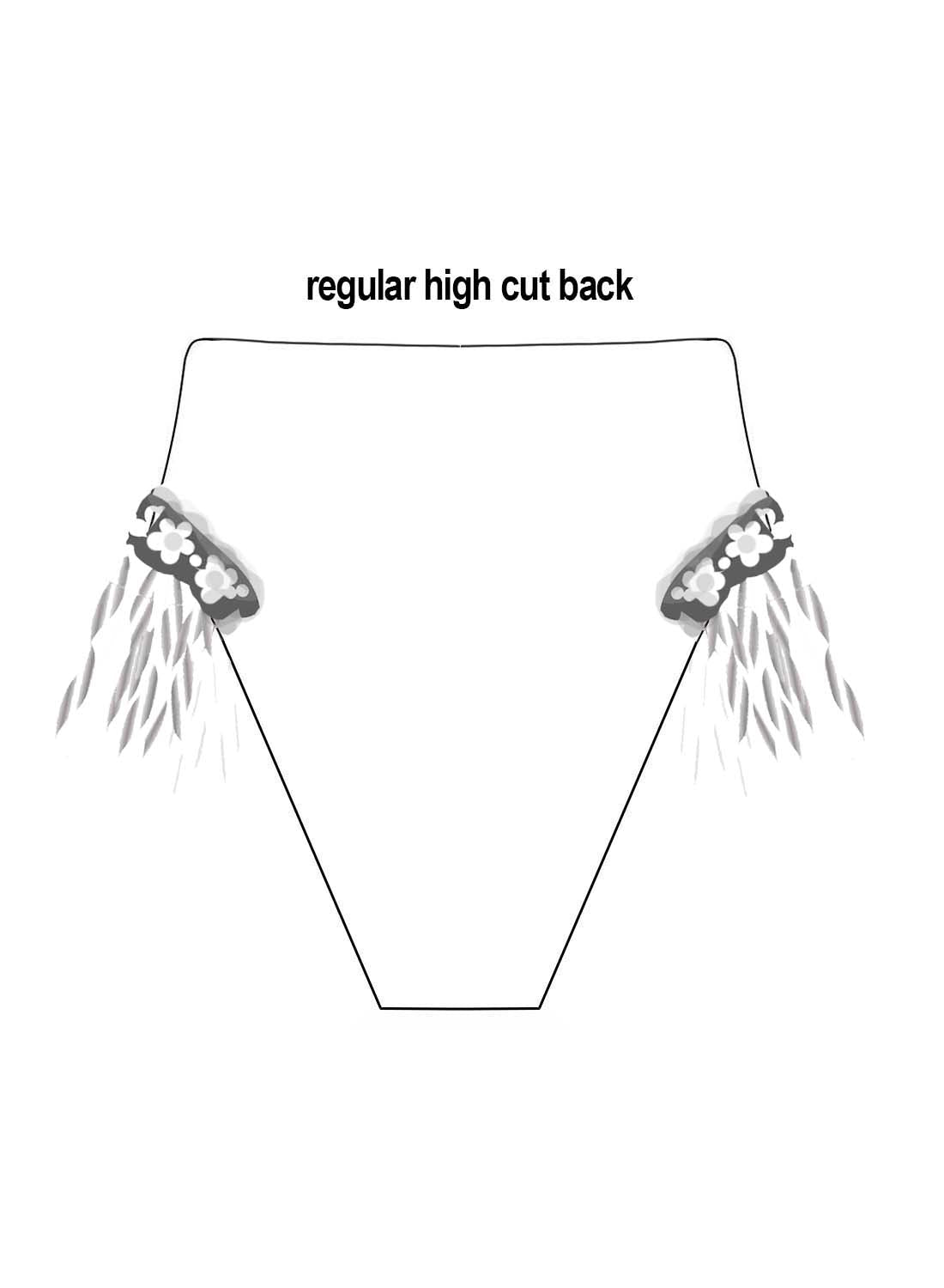 Custom Iridescent Hip High Waisted Bottoms