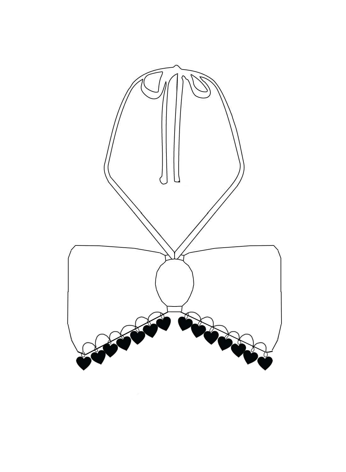 Custom Mini Heart Keyhole Bandeau Top