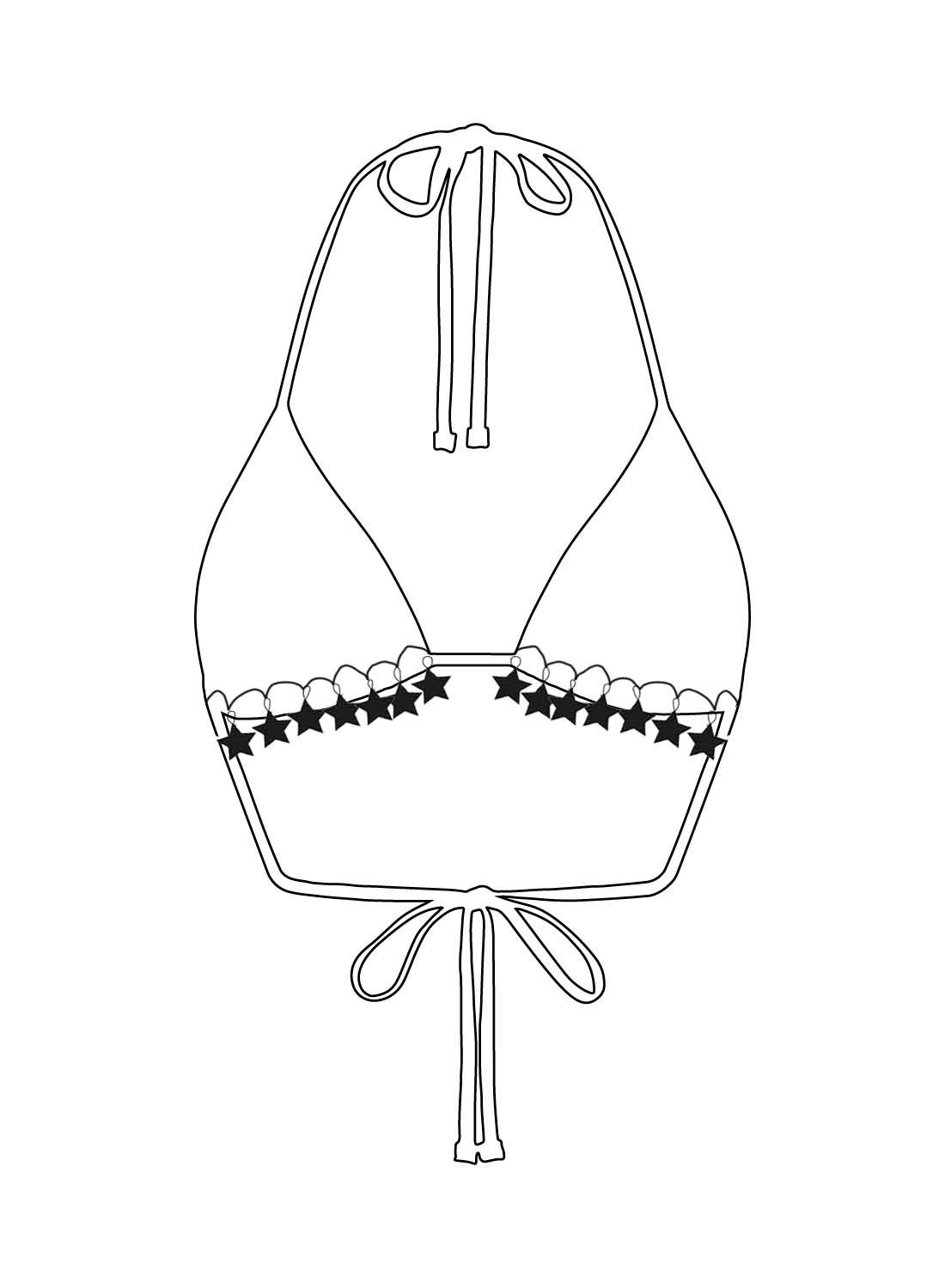 Custom Mini Star Triangle Top