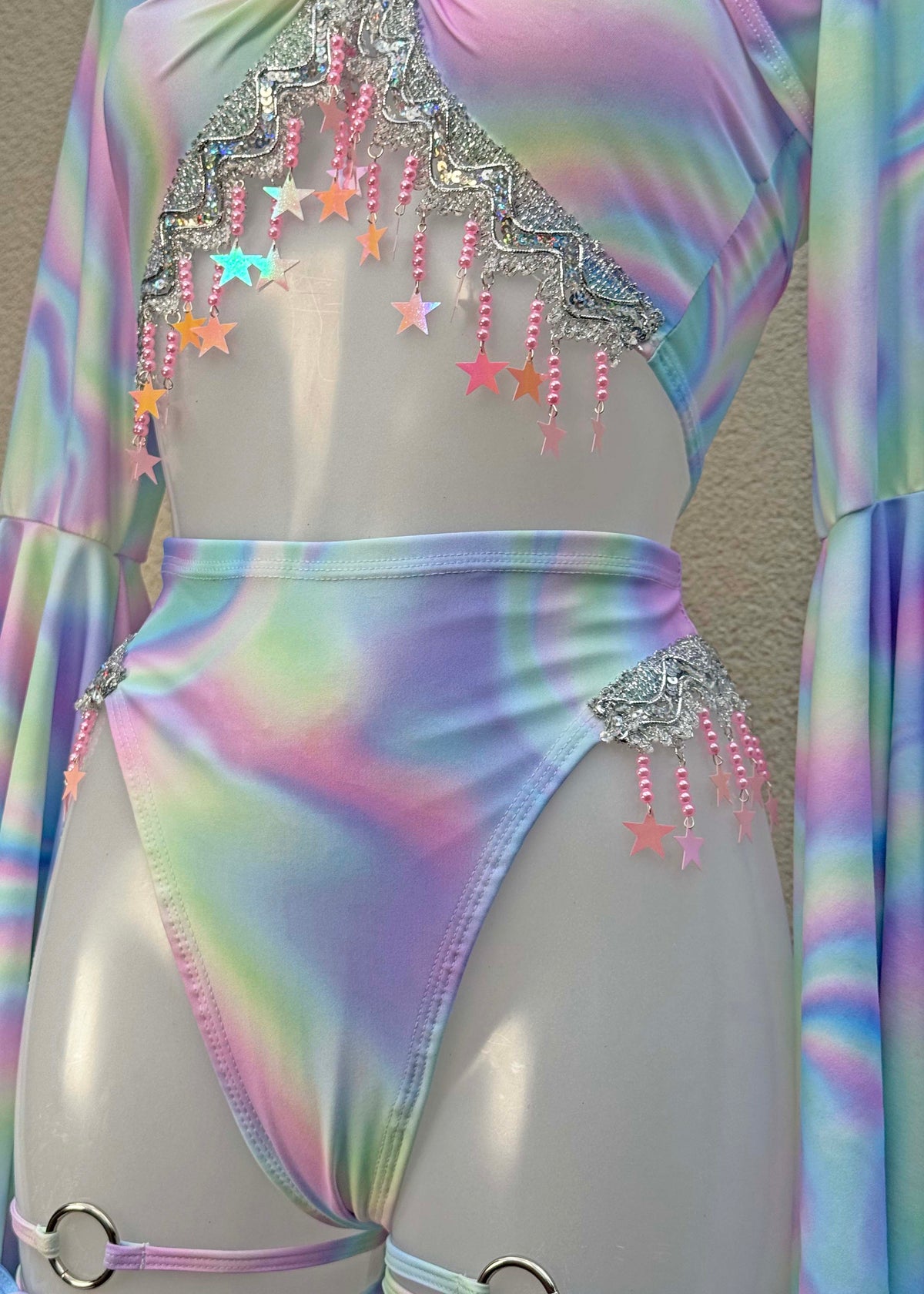 Pastel Sherbet Fairy Outfit with O-Ring and Shrug Accessories