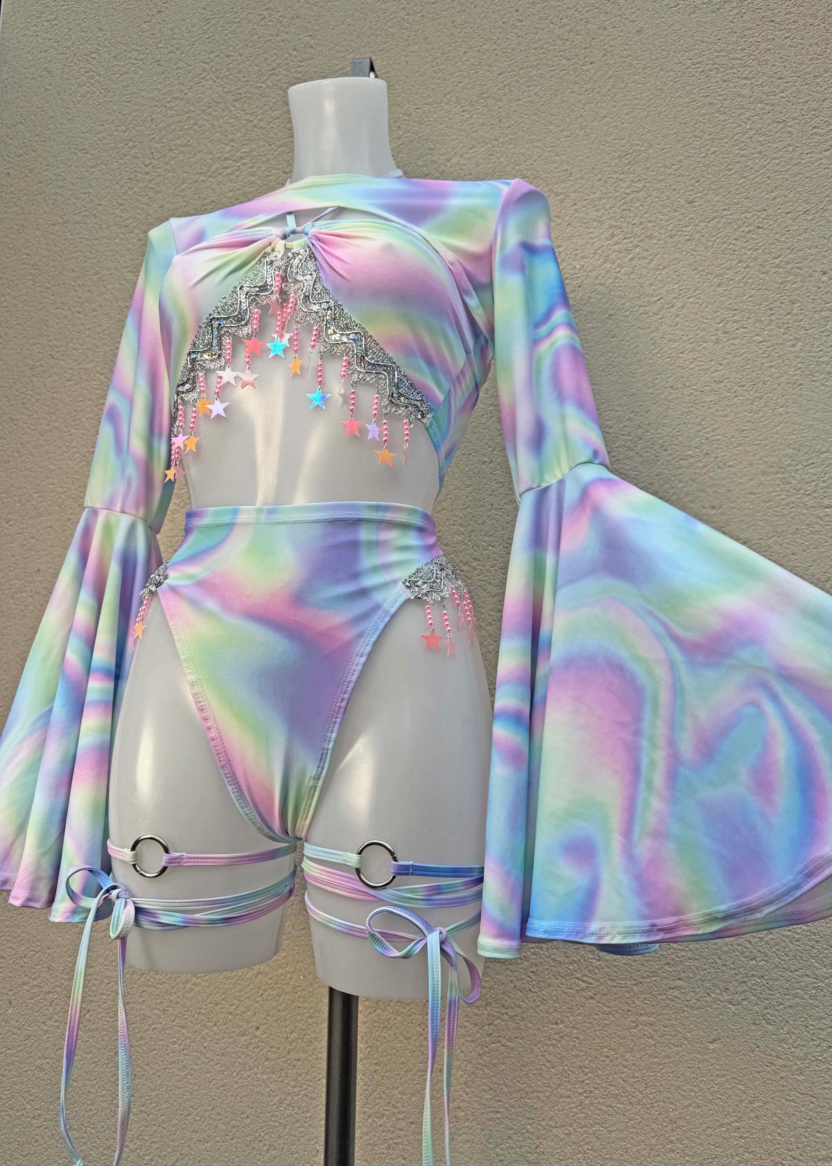 Pastel Sherbet Fairy Outfit with O-Ring and Shrug Accessories