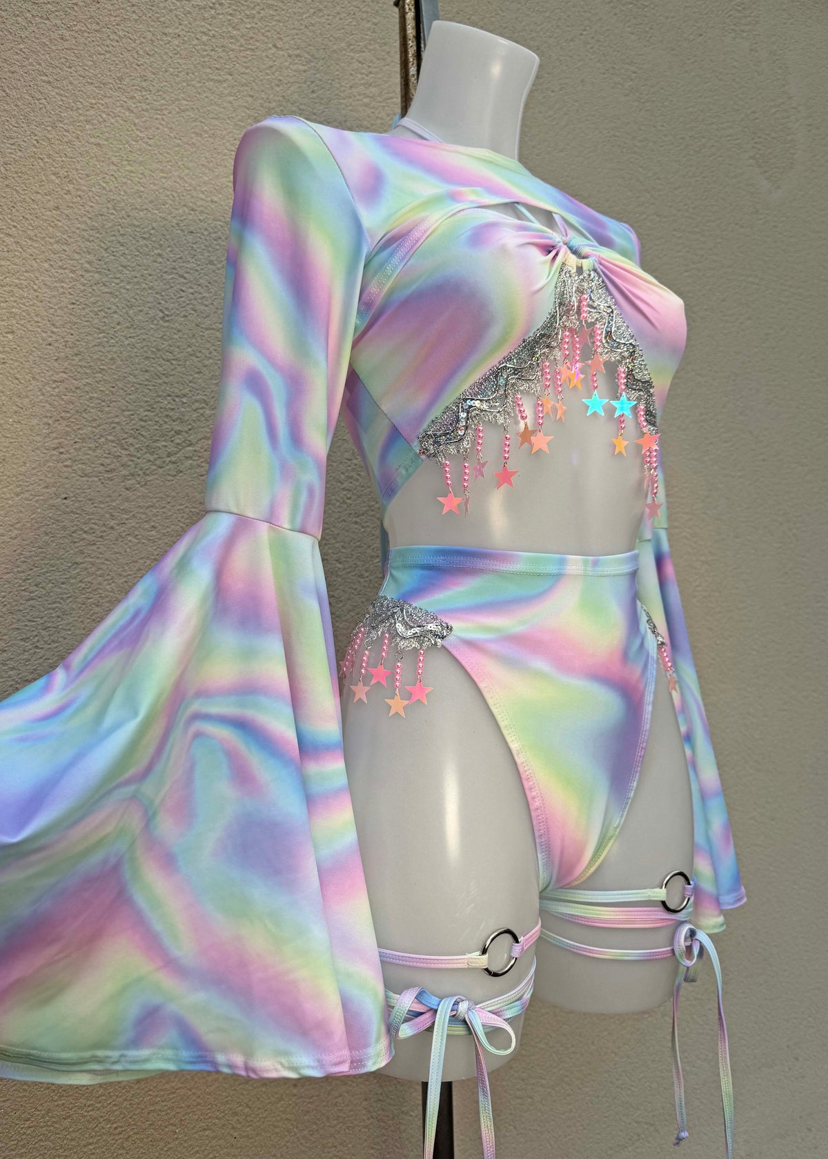 Pastel Sherbet Fairy Outfit with O-Ring and Shrug Accessories