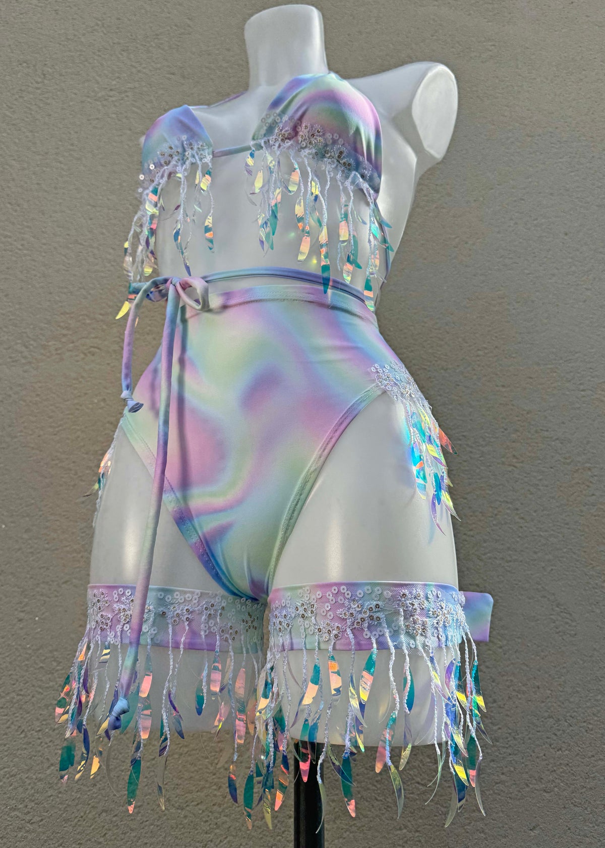Sherbet Tie Dye Iridescent Festival Set