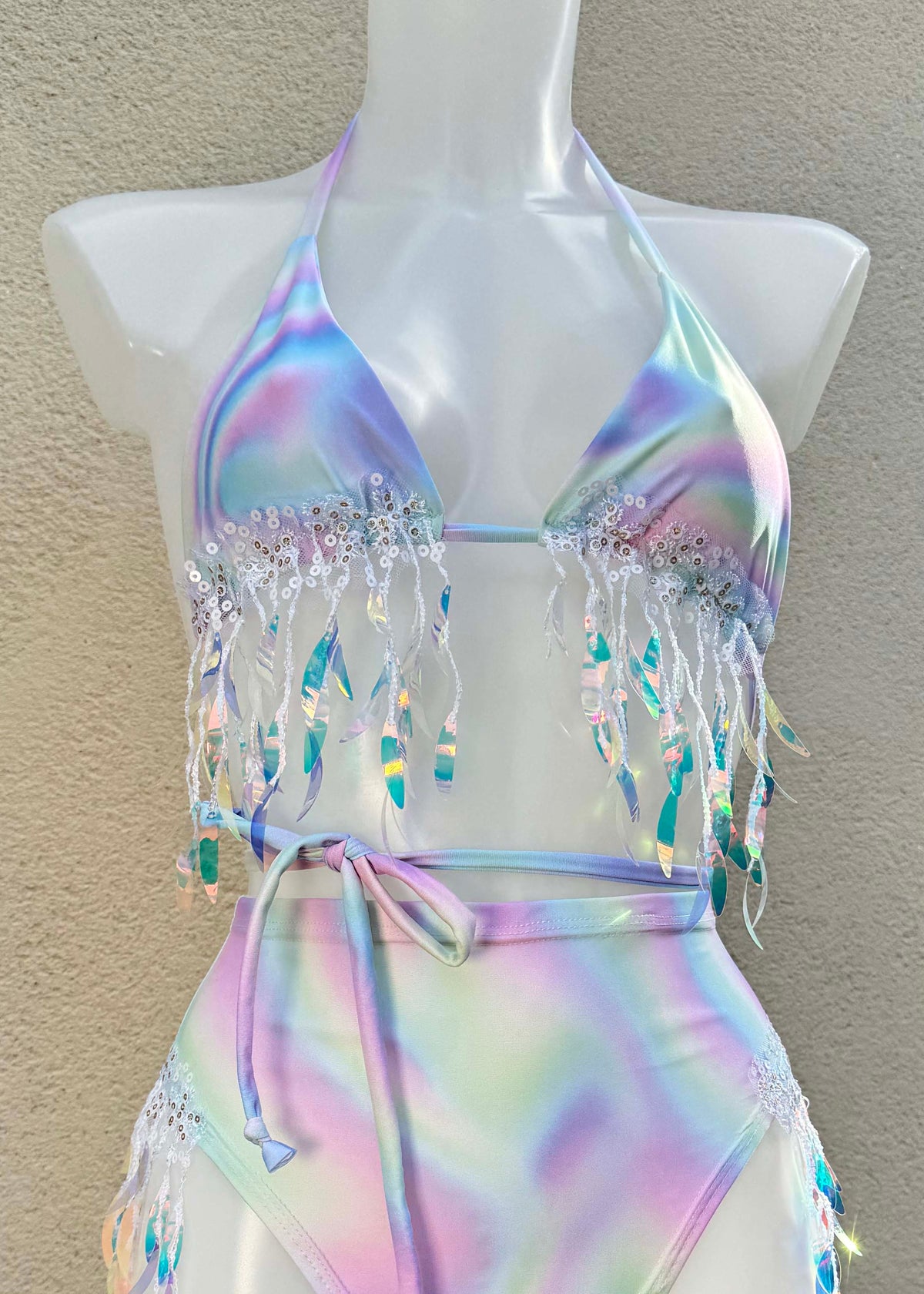 Sherbet Tie Dye Iridescent Festival Set