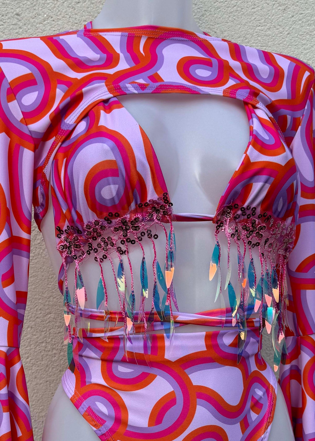 Doopie Iridescent Festival Outfit with Accessories