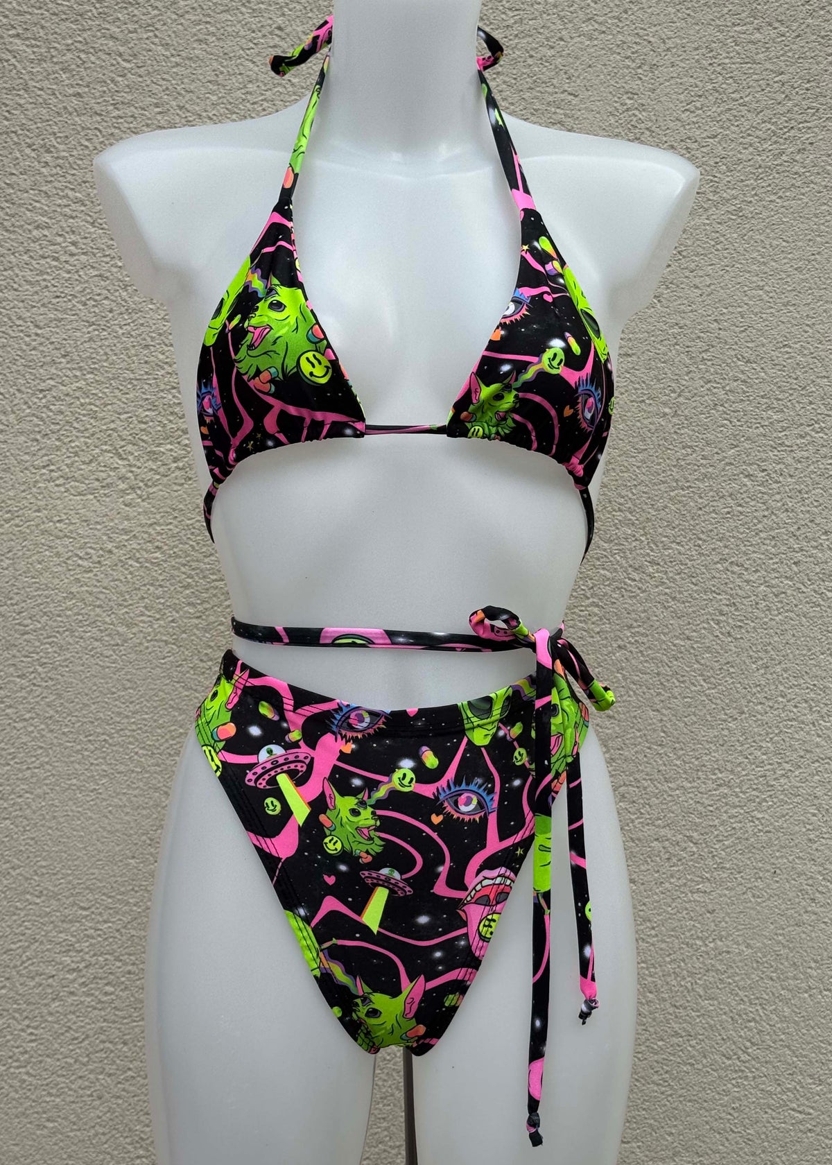 Alien Festival Bikini Swim Outfit