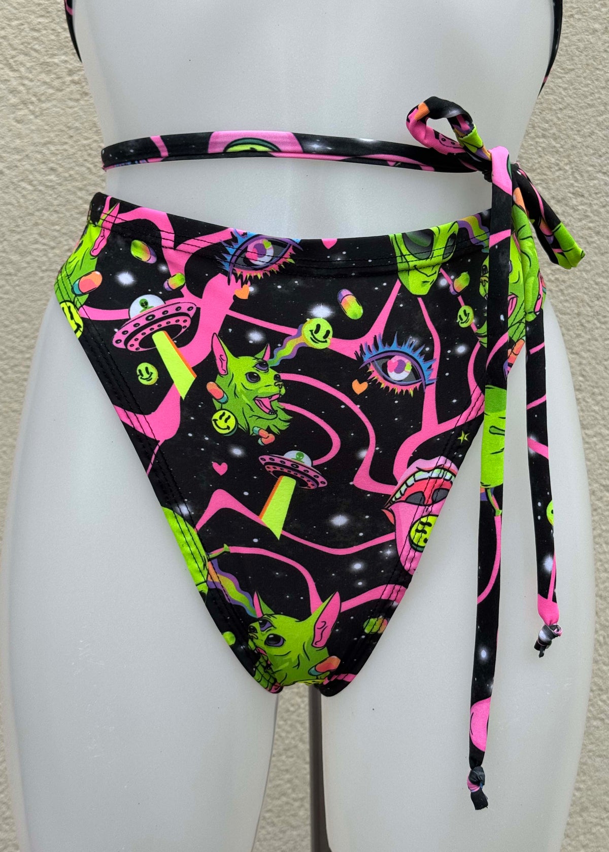 Alien Festival Bikini Swim Outfit