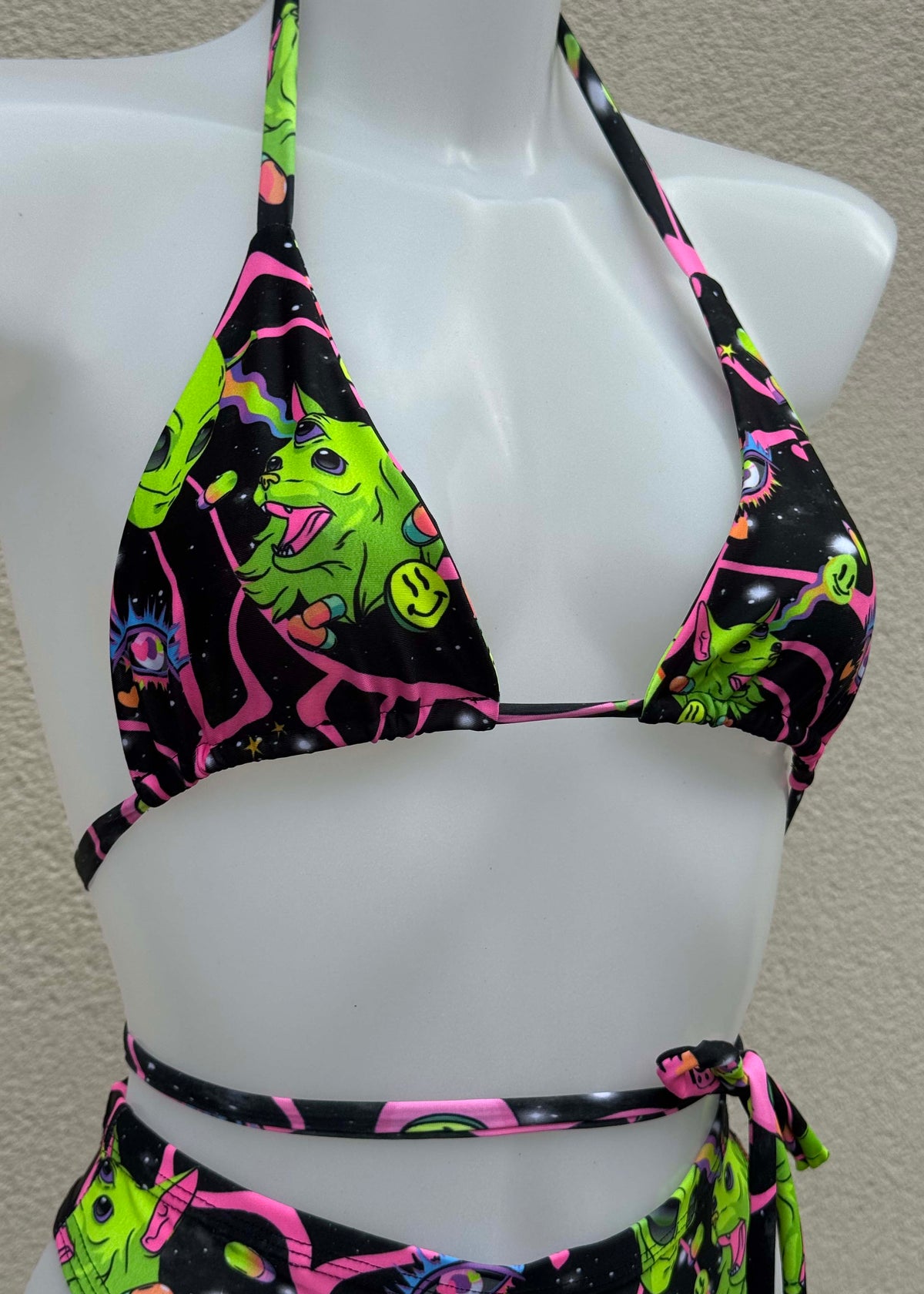 Alien Festival Bikini Swim Outfit