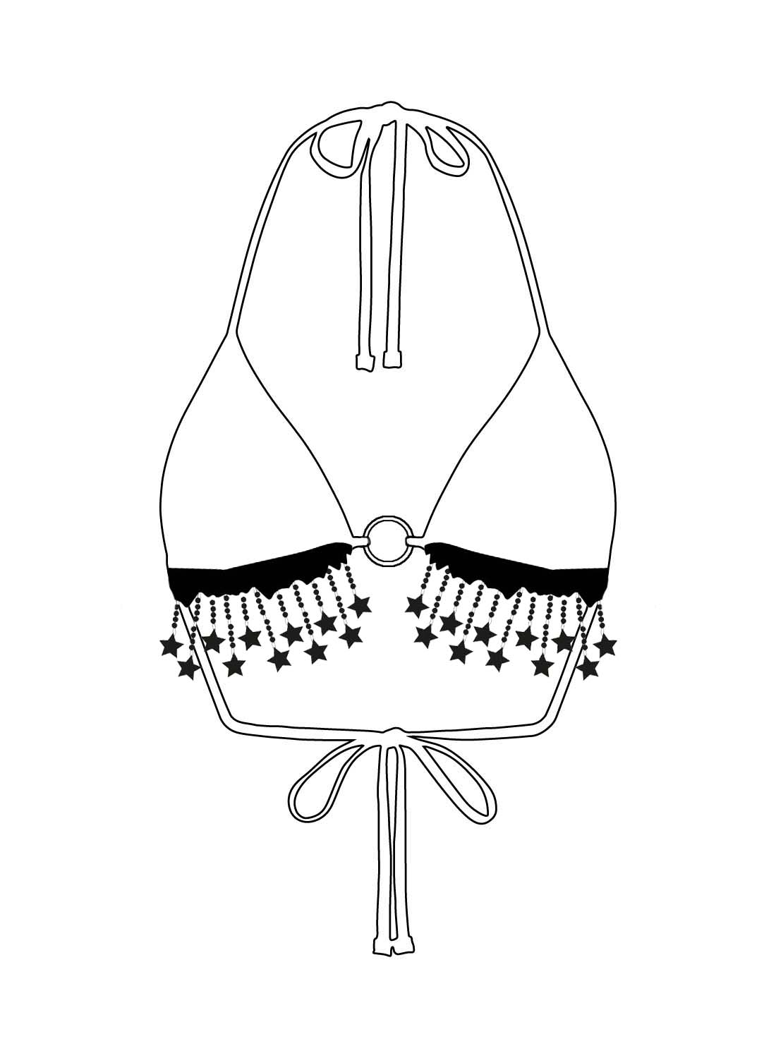 Custom O-Ring Star Triangle Top