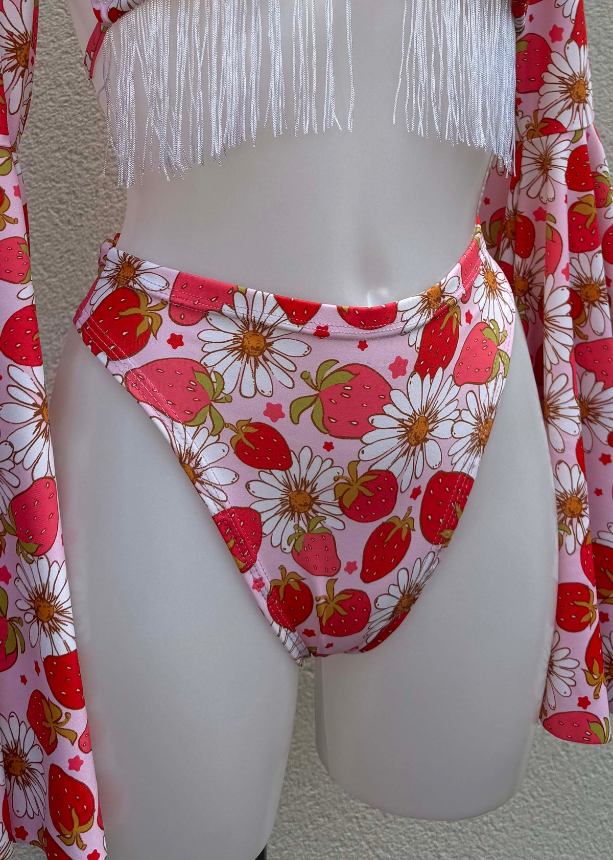 Strawberry Fields Fringed Festival Outfit with Accessories