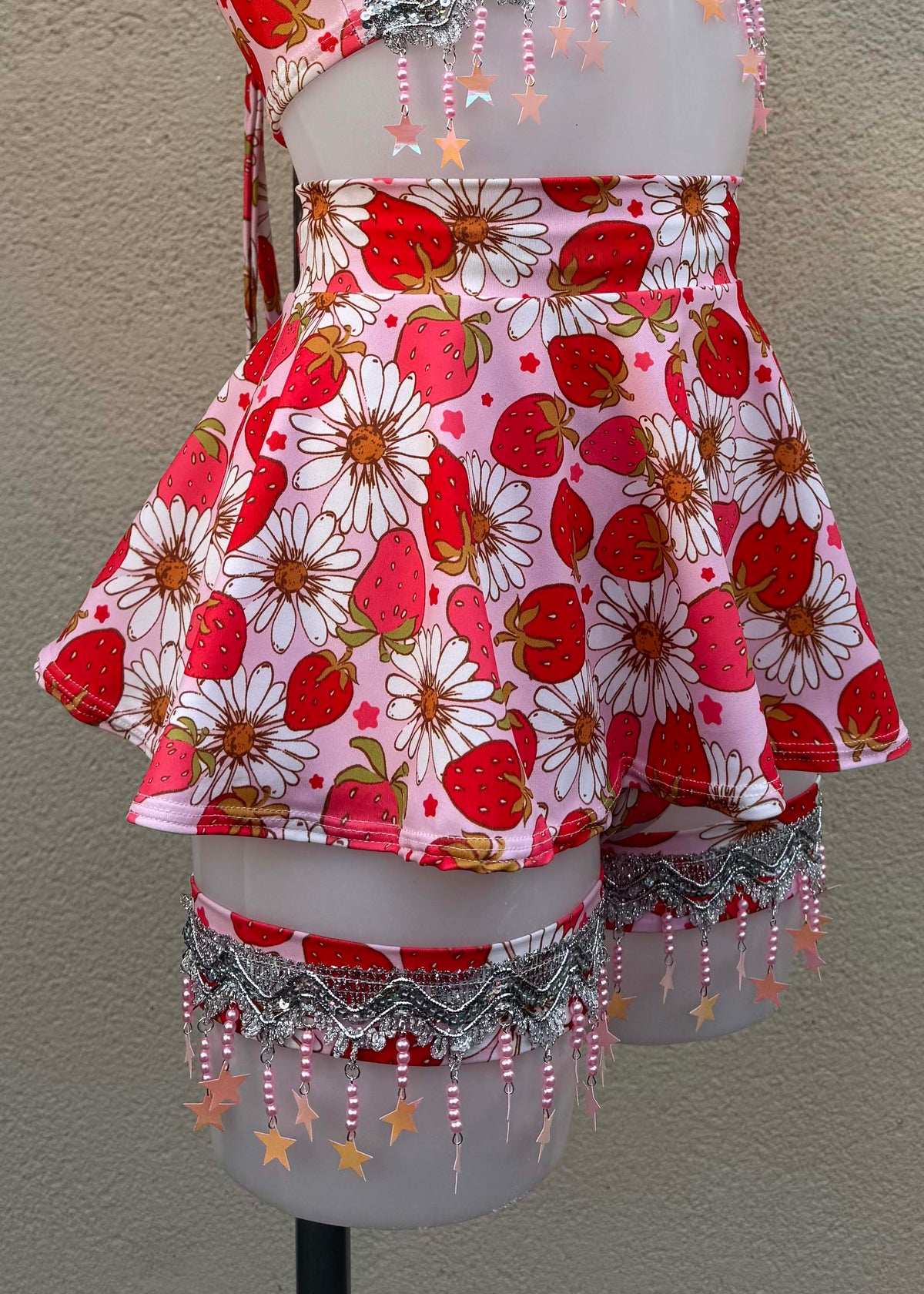 Strawberry Fields Star Festival Outfit and Mini Skirt