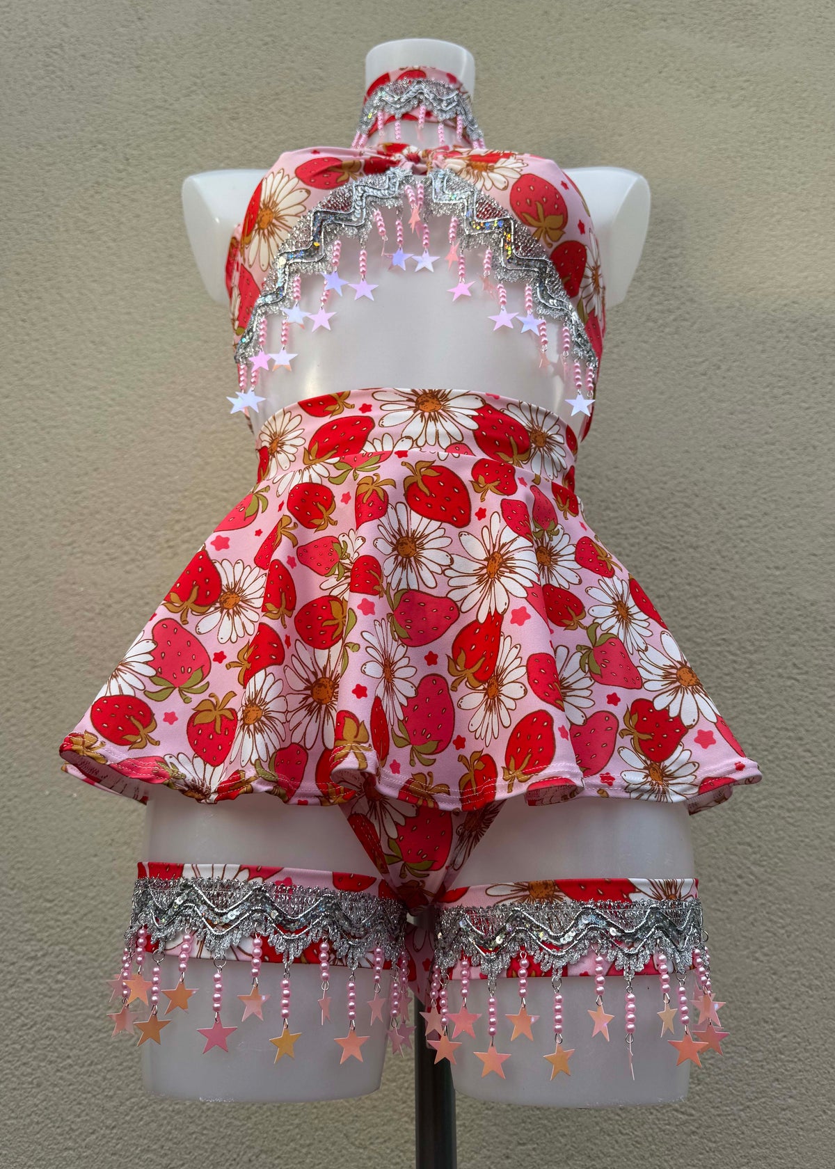 Strawberry Fields Star Festival Outfit and Mini Skirt