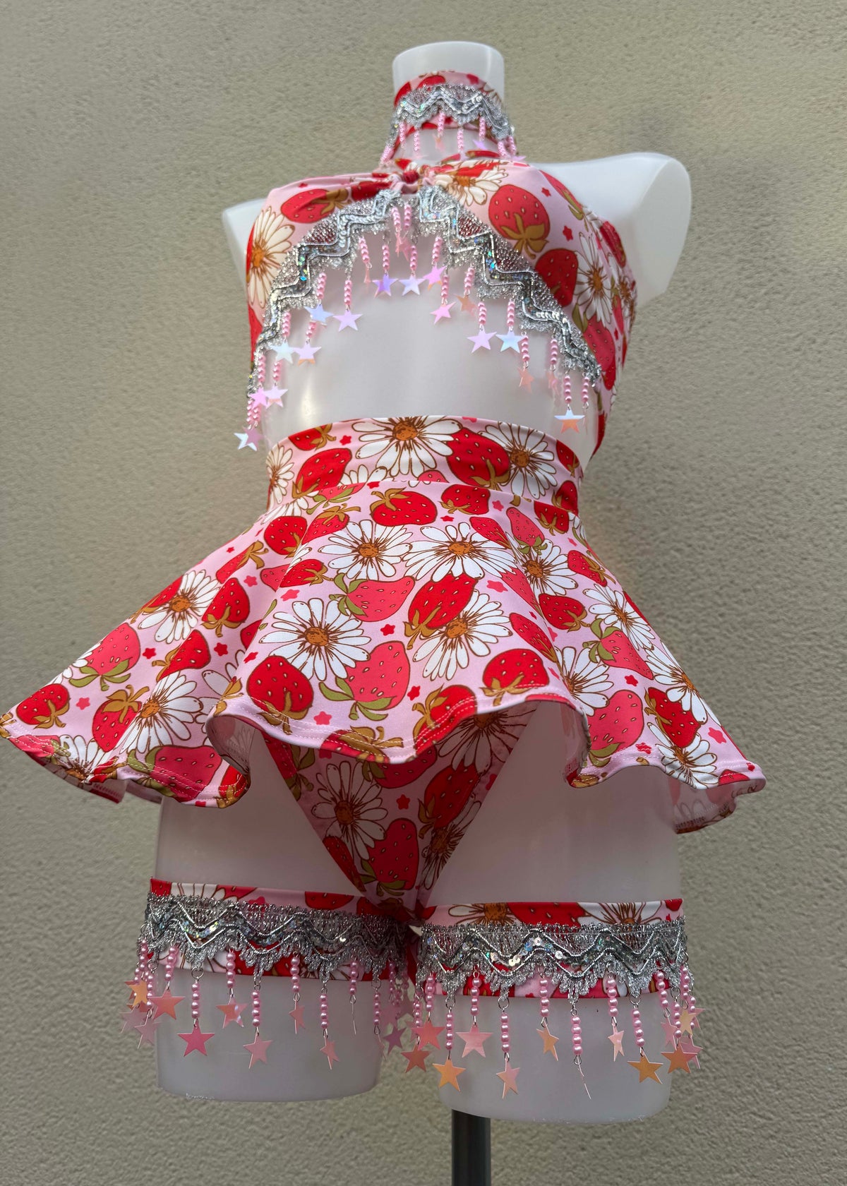 Strawberry Fields Star Festival Outfit and Mini Skirt