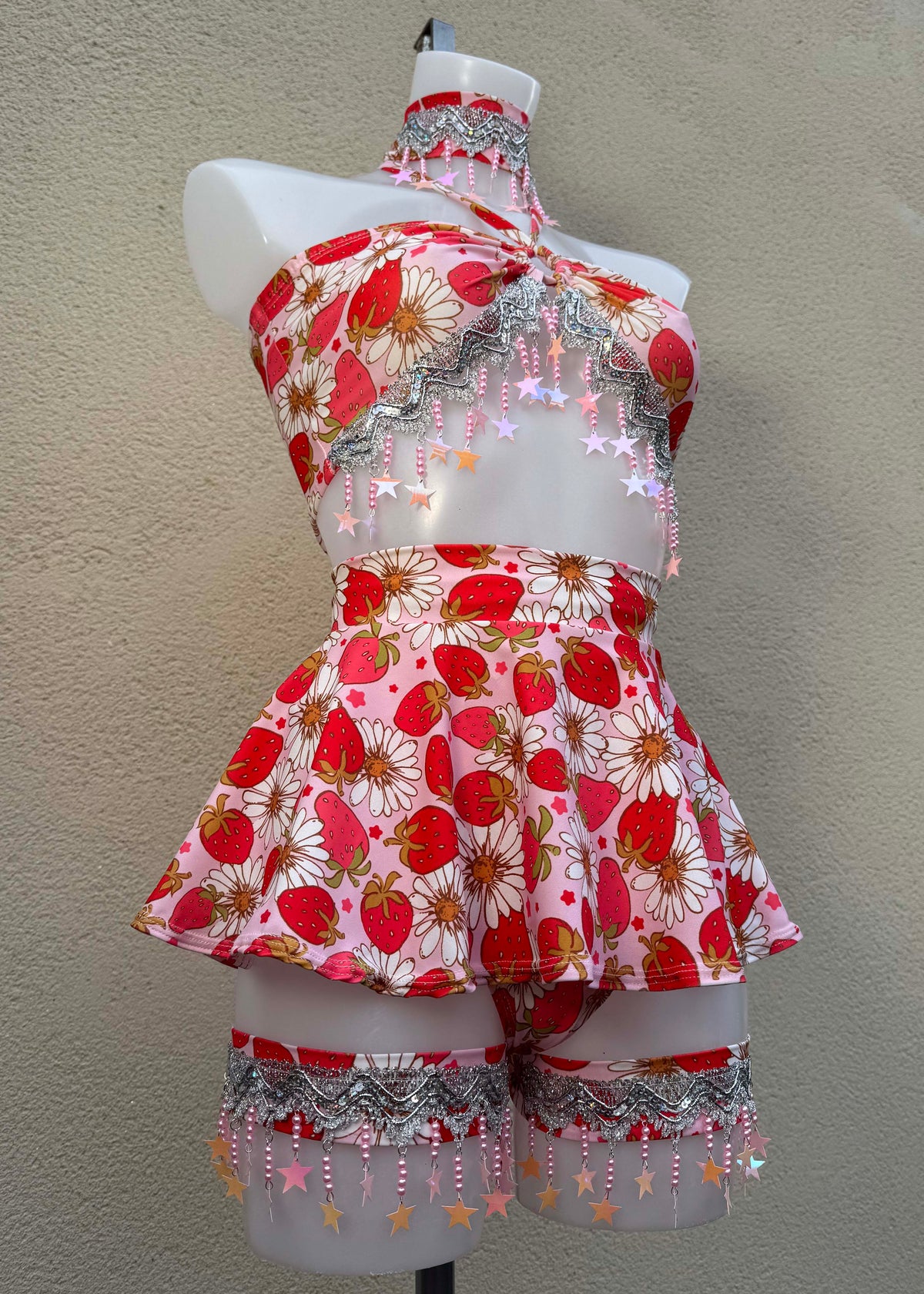 Strawberry Fields Star Festival Outfit and Mini Skirt