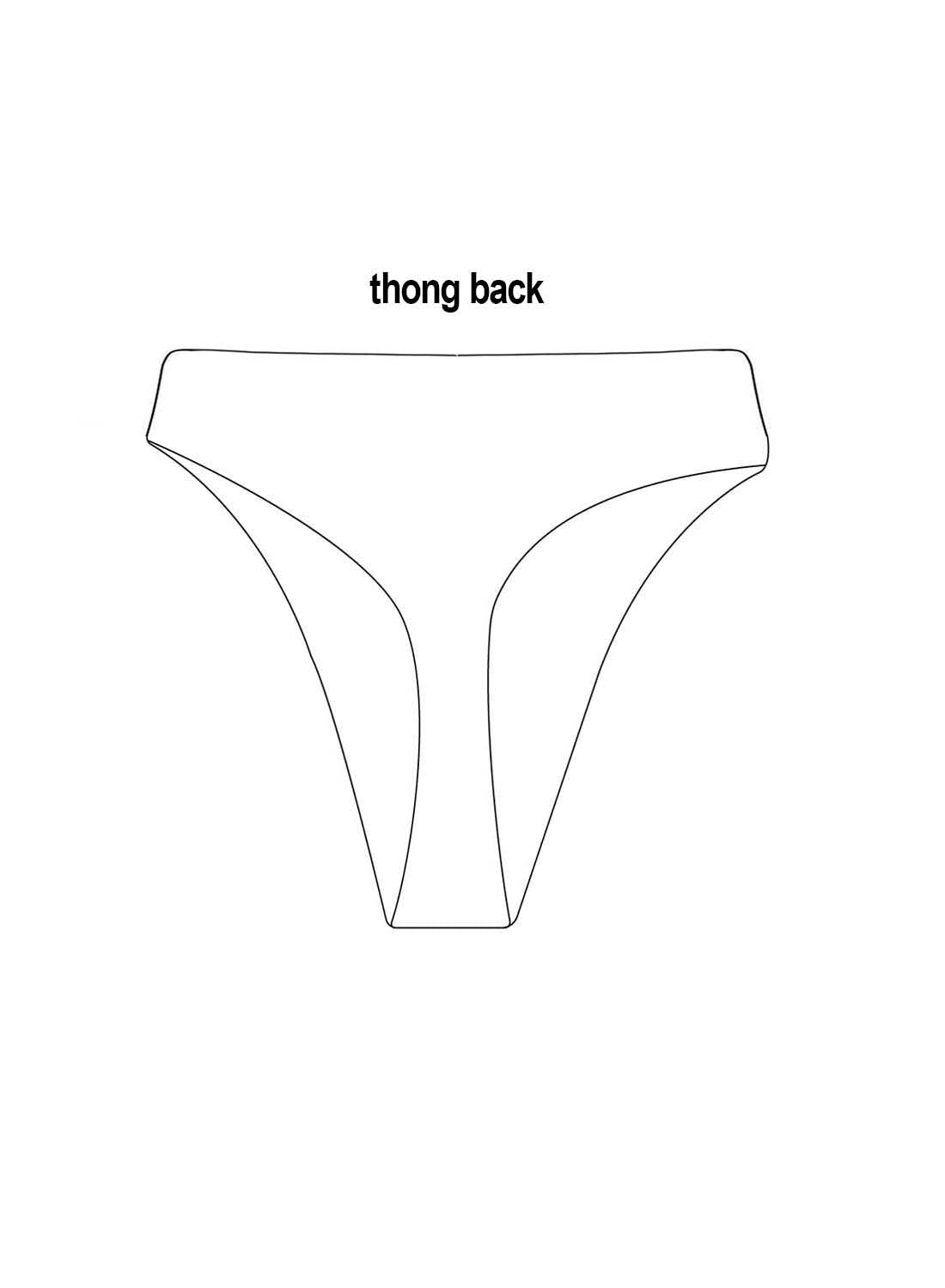 Custom Regular Rise Bottoms - Regular/Cheeky/Thong