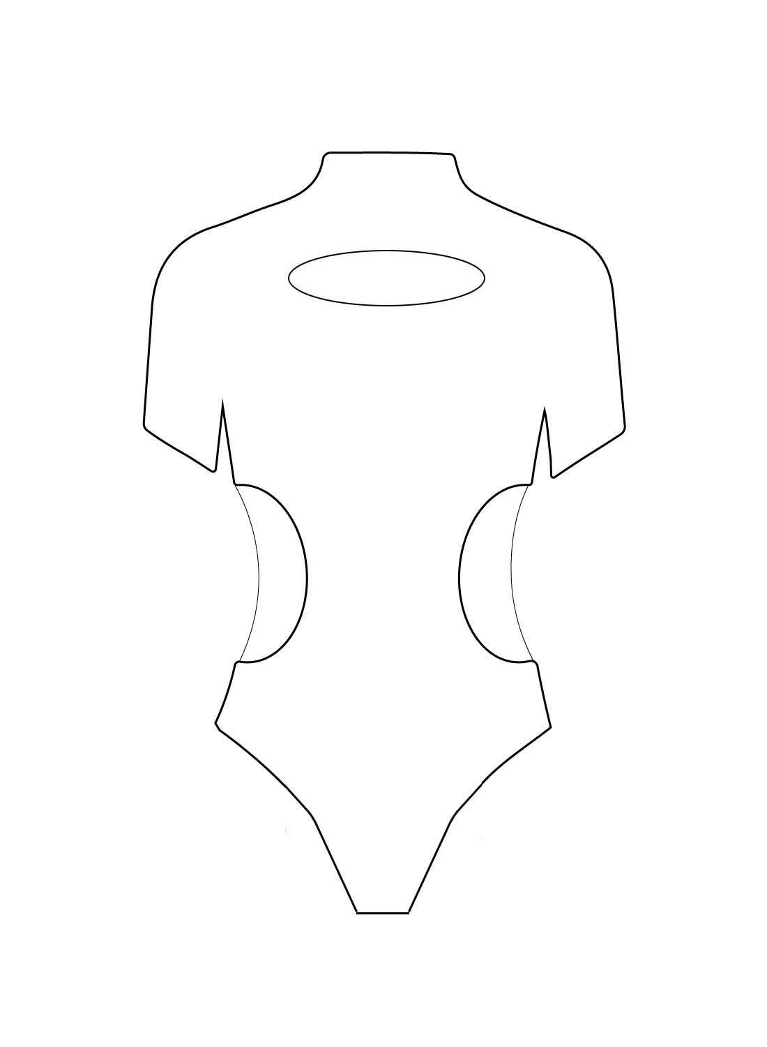 Custom Cut Out Bodysuit