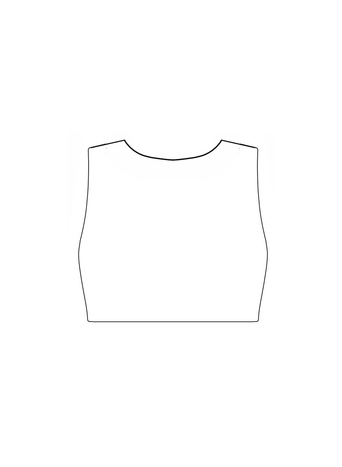 Custom High Neck Crop