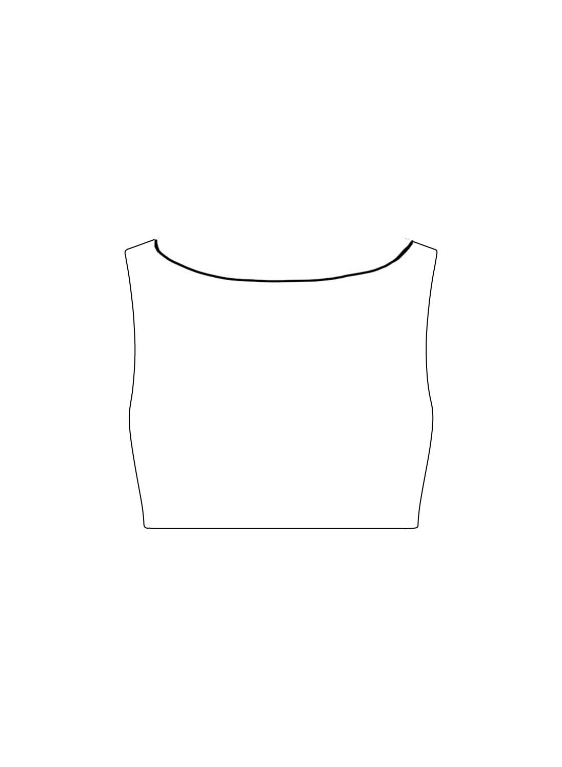 Custom High Neck Crop