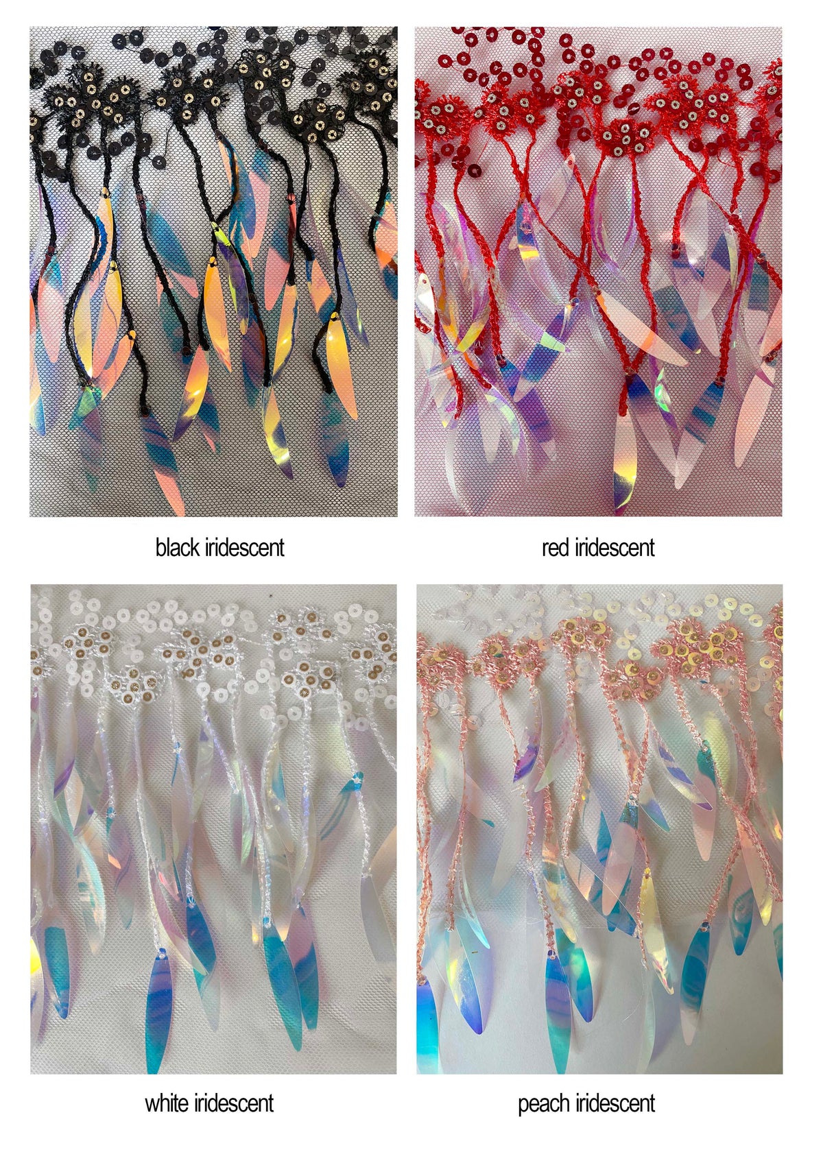 Custom Iridescent Halter Bodysuit