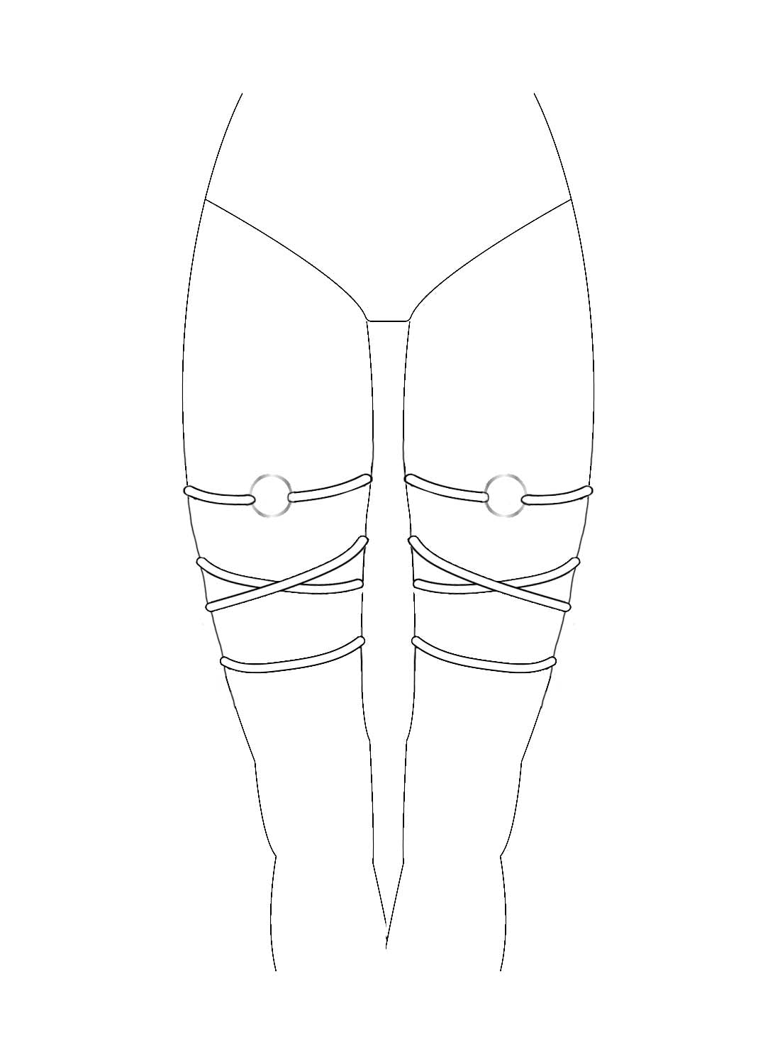 Custom O-Ring Leg Ties