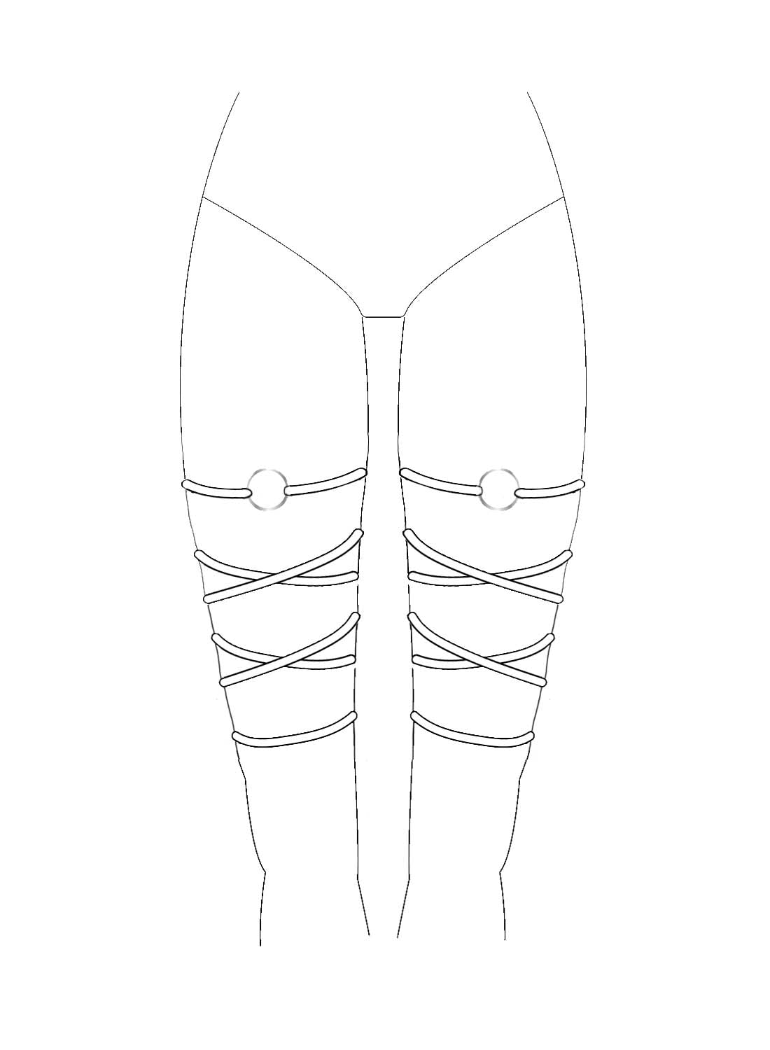 Custom O-Ring Leg Ties