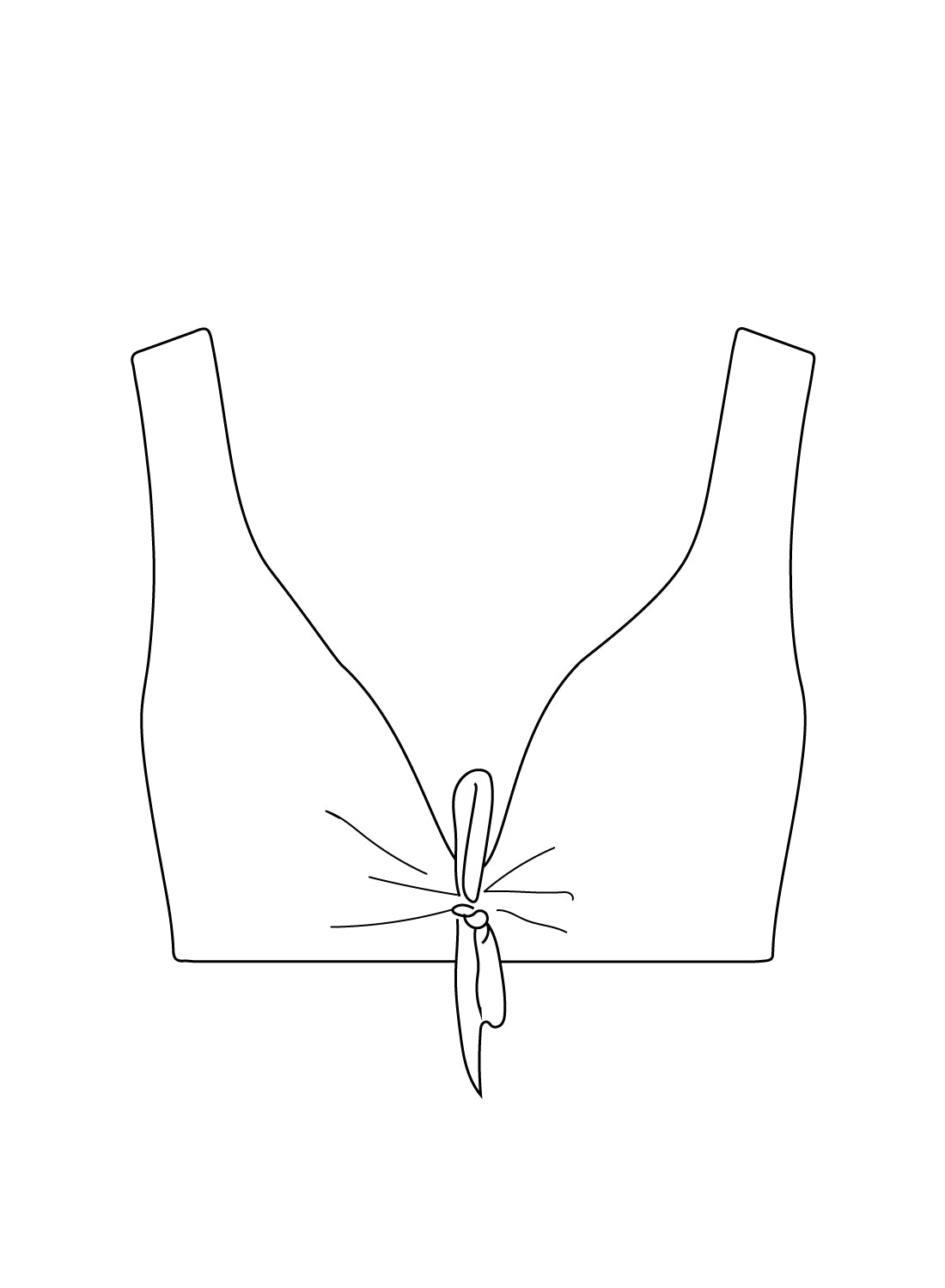 Custom Tie Crop Top