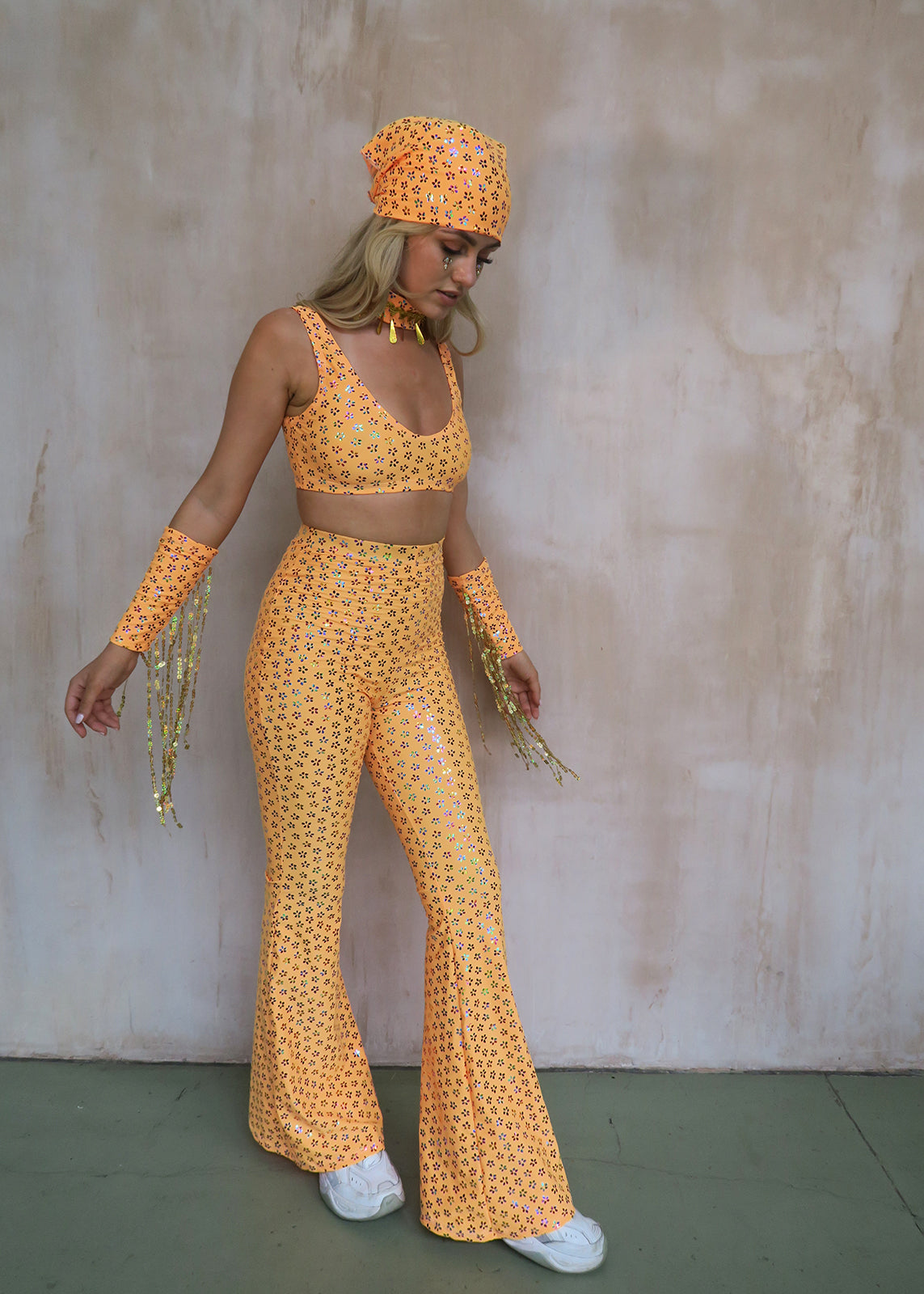 Festival sales flared trousers